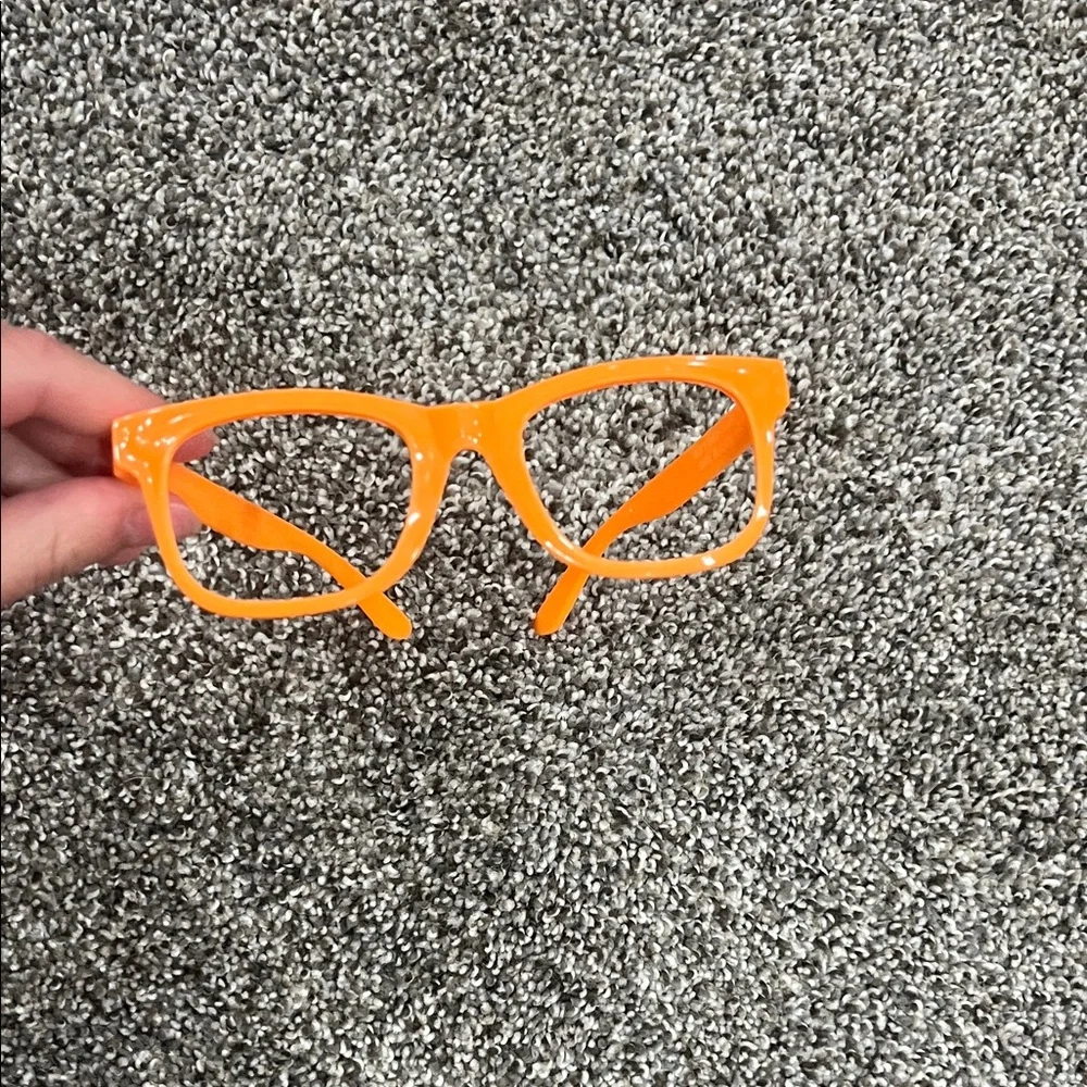 Bright Orange Kids Glasses